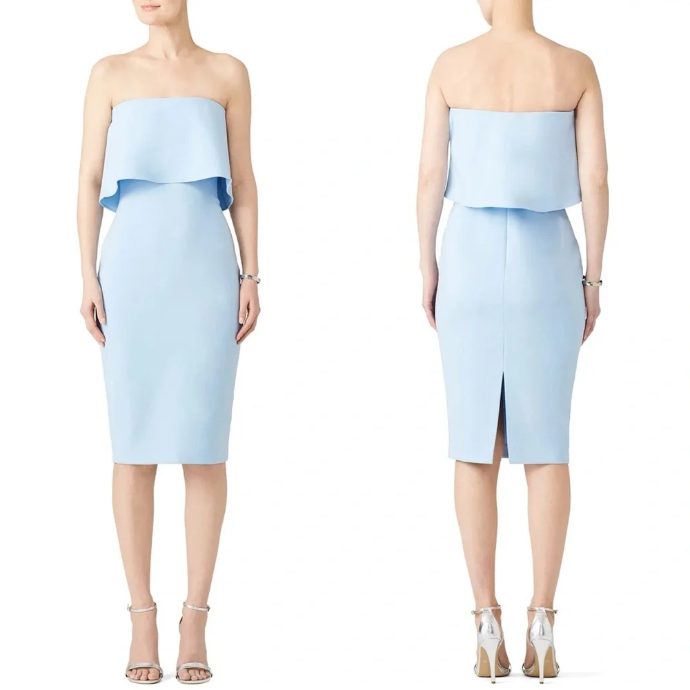 Likely | Driggs Strapless Ruffle Dress - Picture 1 of 7